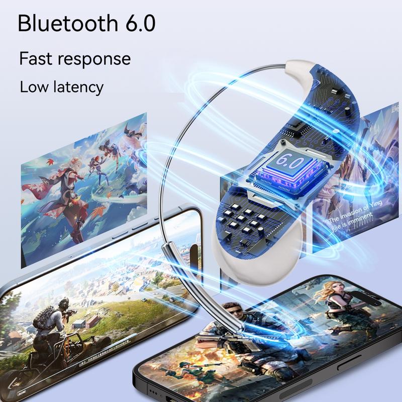 Titanium ear hook Bluetooth headphones