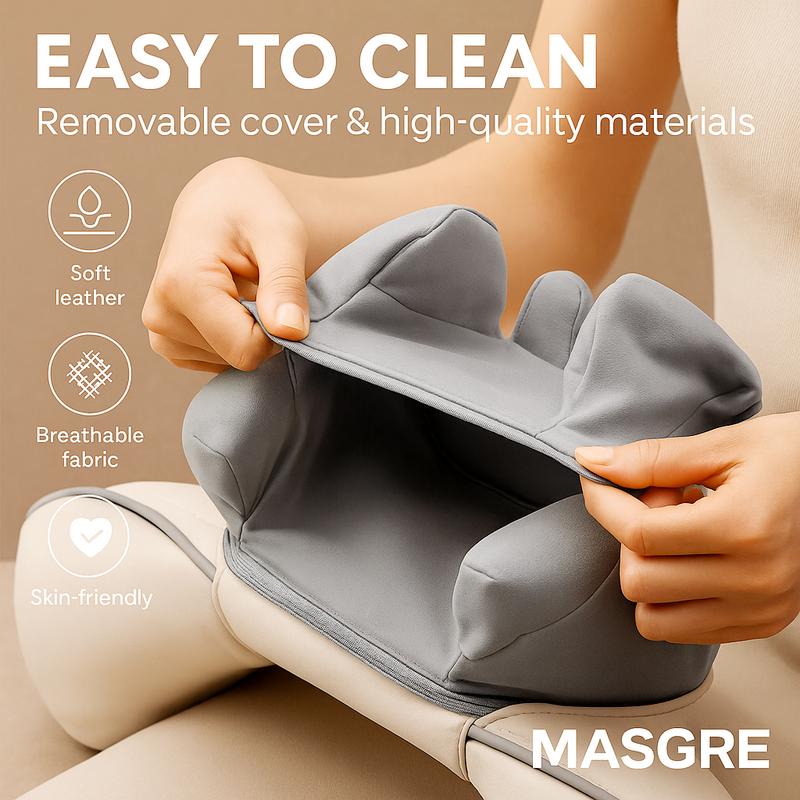 MASGRE Electric Massage Pillow for Neck & Back