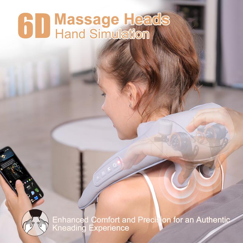 MASGRE Electric Massage Pillow for Neck & Back