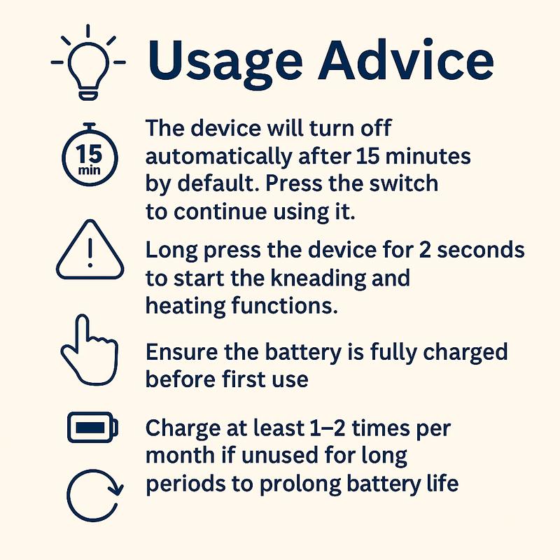 MASGRE Electric Massage Pillow for Neck & Back