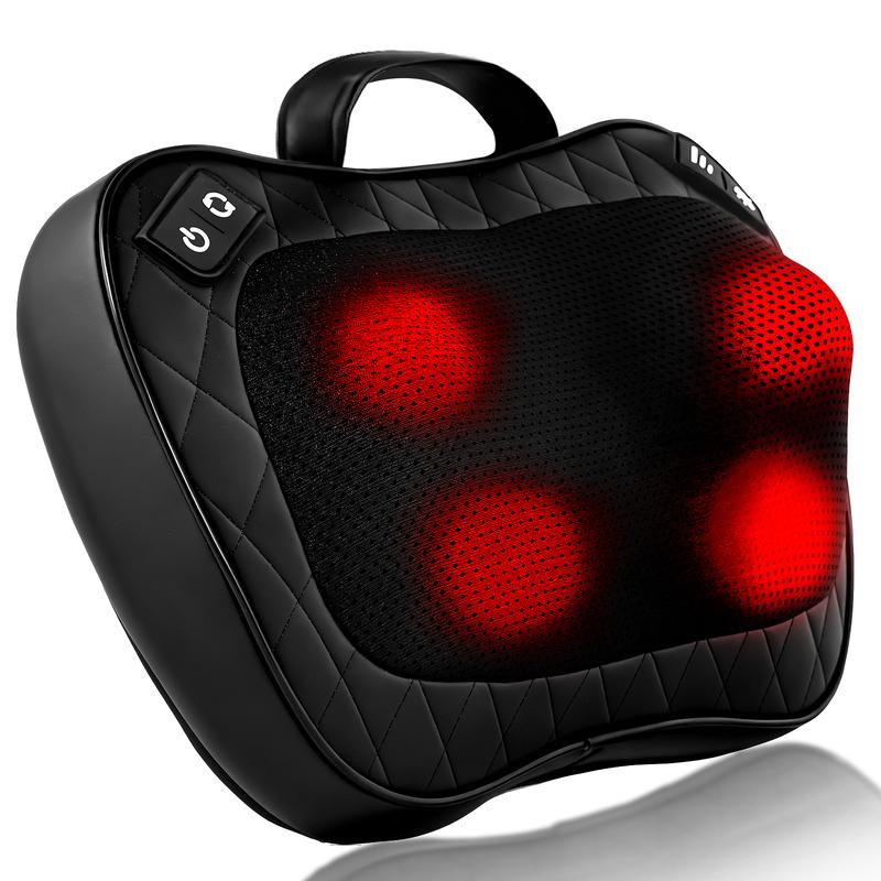 Heated Shiatsu Massage Pillow for Home & Office
