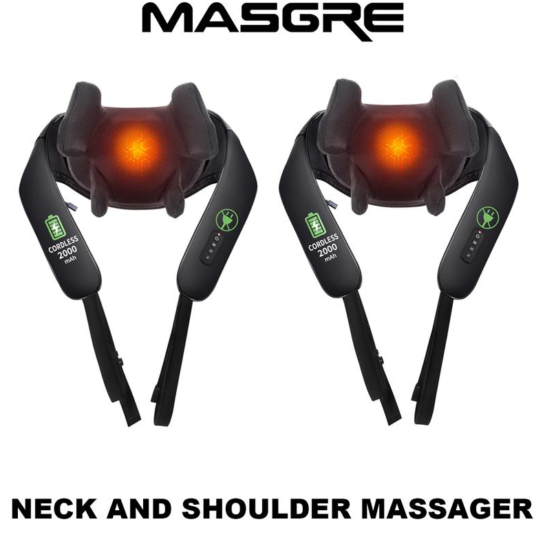 MASGRE Electric Massage Pillow for Neck & Back
